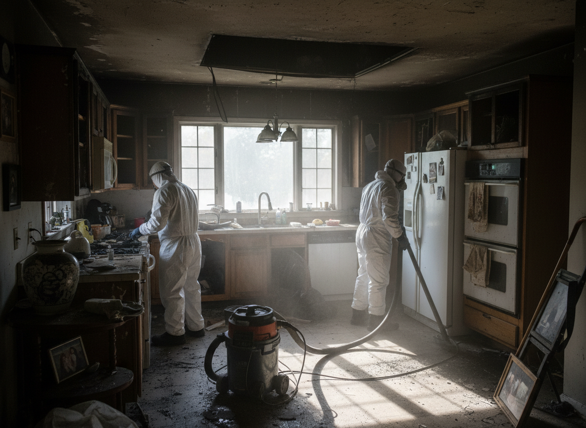 Fire Damage Restoration work by Fire Damage Restoration Winchester in Winchester, CA